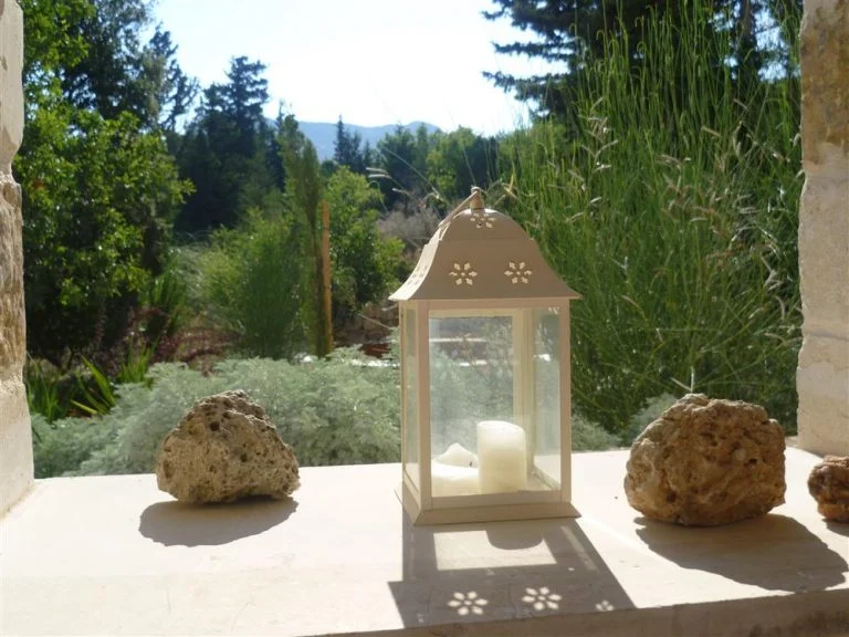 See-through from home in the garden