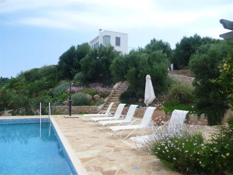 Spacious terrace next to the pool